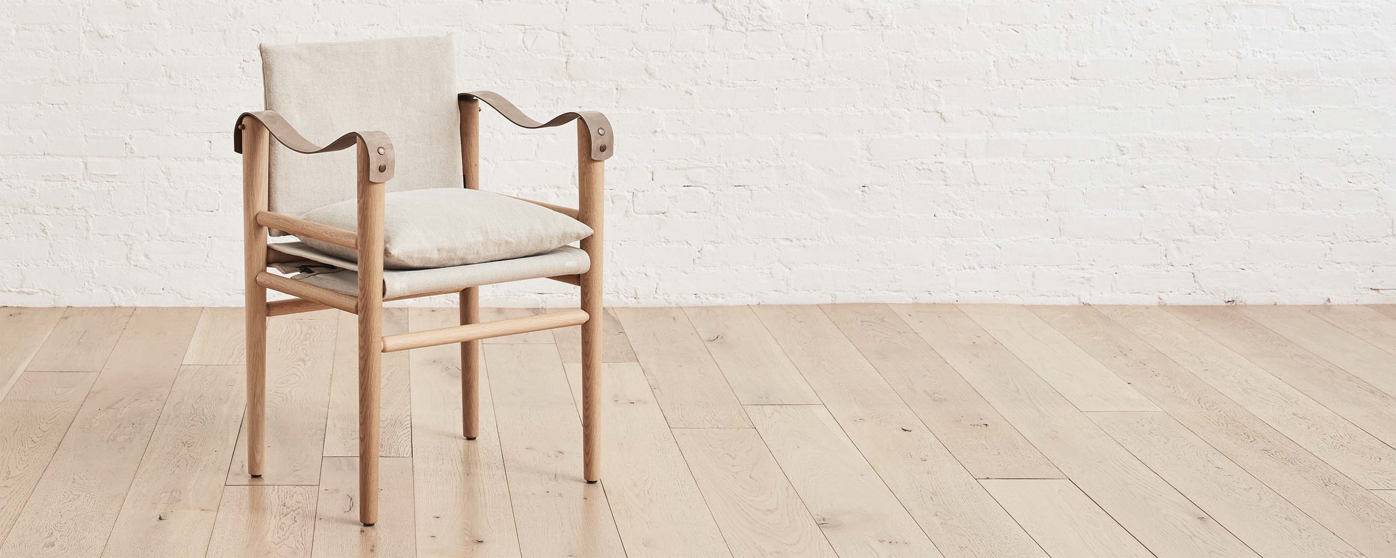 the montauk dining chair, hemp