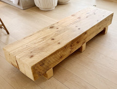 vintage beam bench