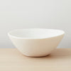 resin tapered bowl medium, white