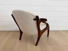 vintage teak pearsall chair