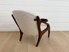 vintage teak pearsall chair