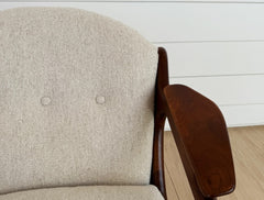 vintage teak pearsall chair