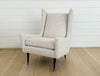 vintage modern wingback chair