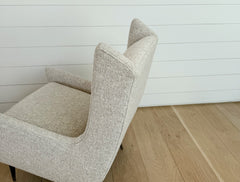 vintage modern wingback chair