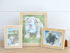 abaca white trim picture frame collection