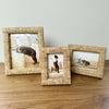 basketweave cane picture frame collection