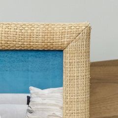 raffia natural picture frame collection