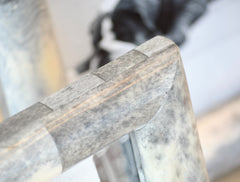 chunky bone grey picture frame collection