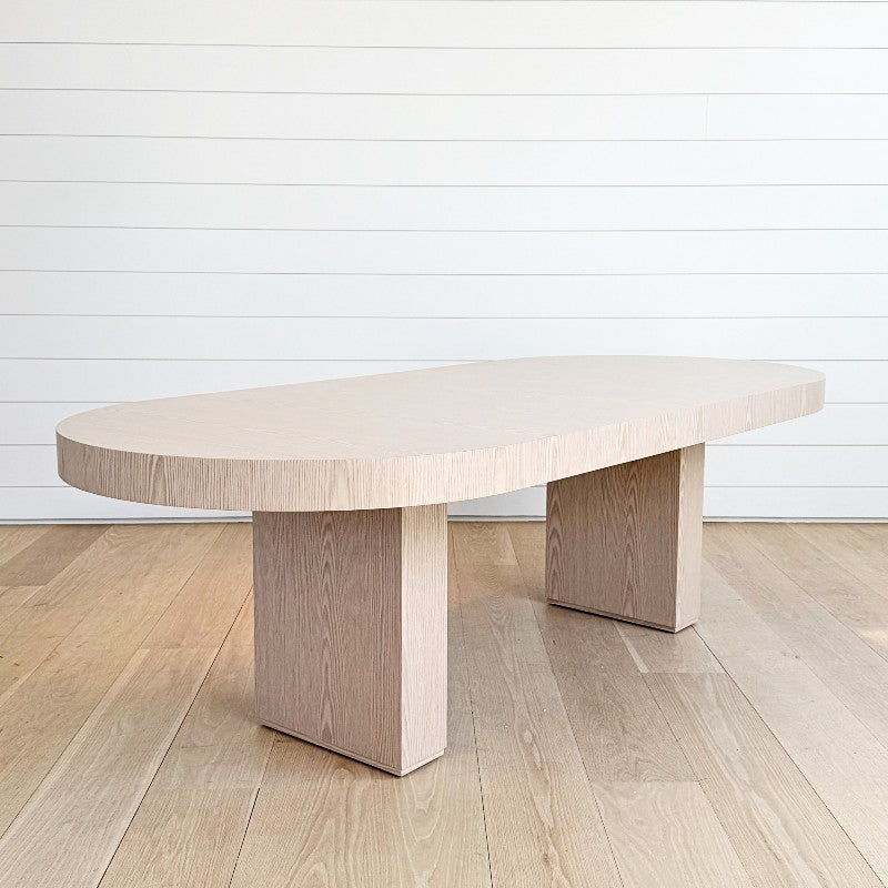 the homenature further lane dining table, racetrack oval