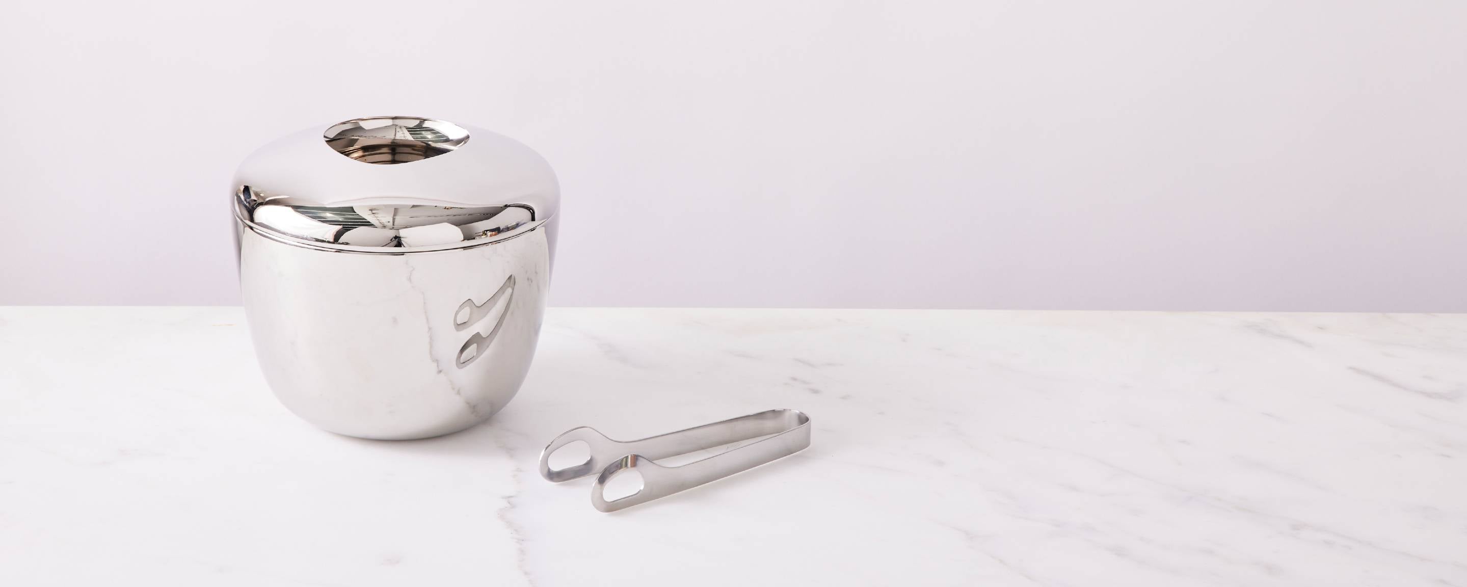 sky ice bucket with tongs