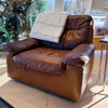 vintage de sede leather armchair