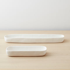 resin long trough, white