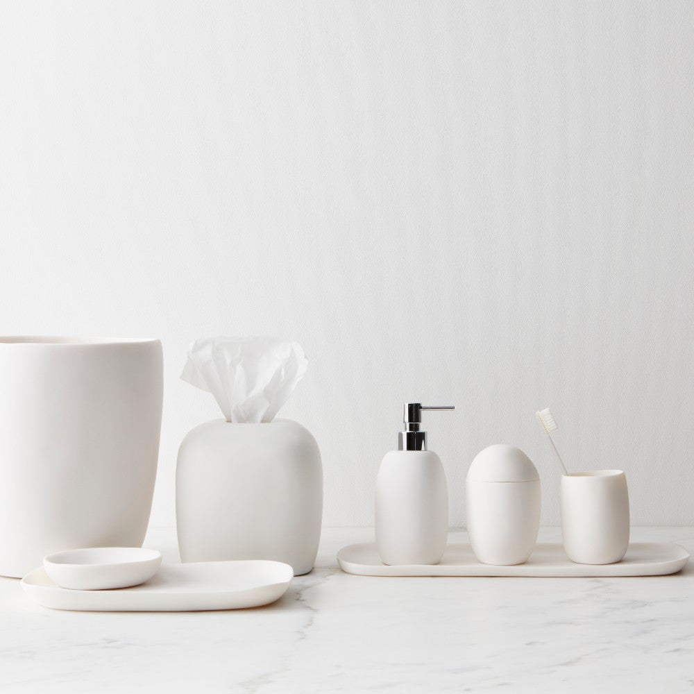 resin white bath collection