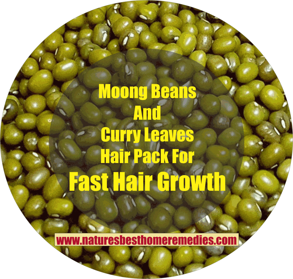 mung curry leaves hair growth pack