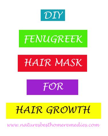 diy fenugreek hair mask