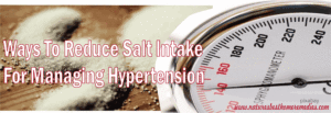 ways to reduce salt intake to lower blood pressure