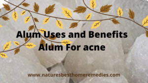 benefits and uses of alum powder